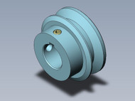 105343 } PULLEY 2.7" WITH SET SCRE