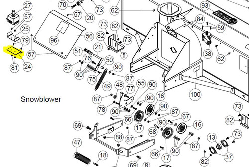 105585 } SUPPORT PLATE