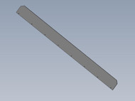 105728 } RUBBER FLAP 72"