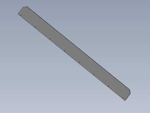 105728 } RUBBER FLAP 72"