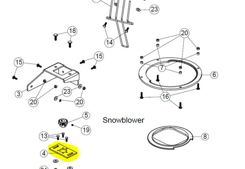 105886 } SUPPORT PLATE