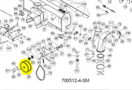 106568 } V-PULLEY WITH SET SCREW