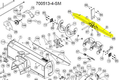 106710 } SHAFT 72"