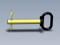 106736 } PIN WITH HAIR PIN 4MM