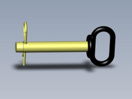 106736 - PIN WITH HAIR PIN 4MM