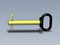 106738 } PIN WITH HAIR PIN 4MM