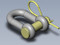 106834 } SHACKLE W/ HAIR PIN 3MM