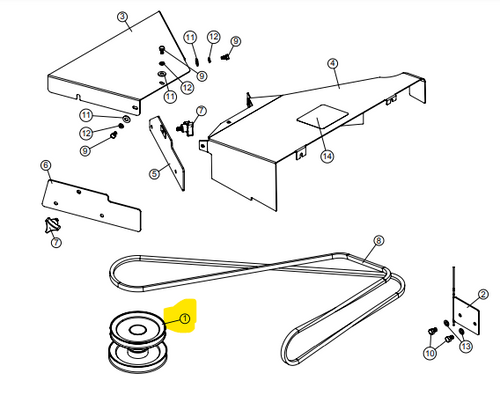  106870 } DOUBLE PULLEY 