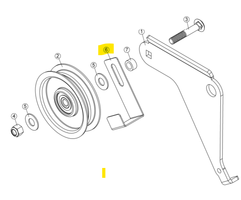 106878 } BELT GUIDE