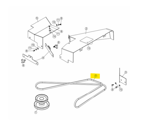 106880 } V-BELT