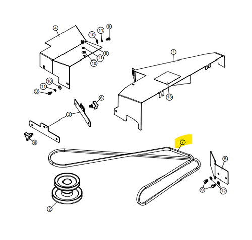 106881 } V-BELT