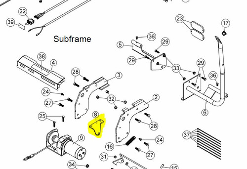 107154 } HITCH PLATE