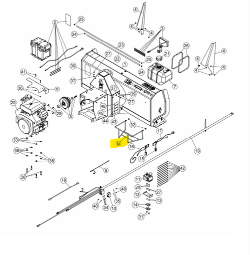 107305 } TANK SUPPORT