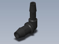 107328 } BARB ELBOW ADAPTER 3/8"-1