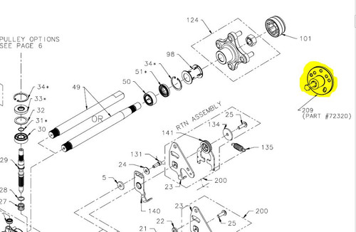 72320 } <p>KIT HUB PULLER</p>
