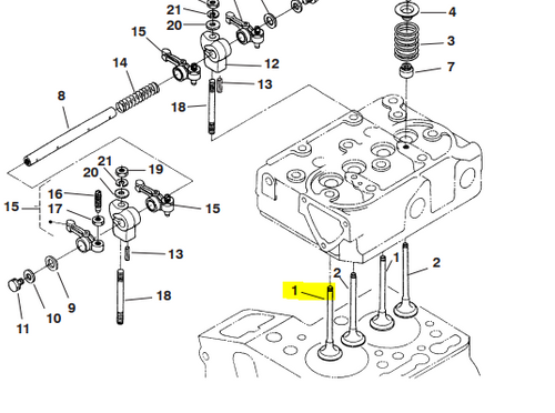 185-5537 } VALVE-INLET