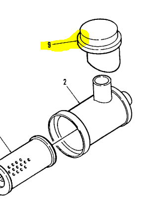 185-2122 } HOOD-AIR INLET