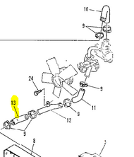 185-2276 } HOSE-WATER