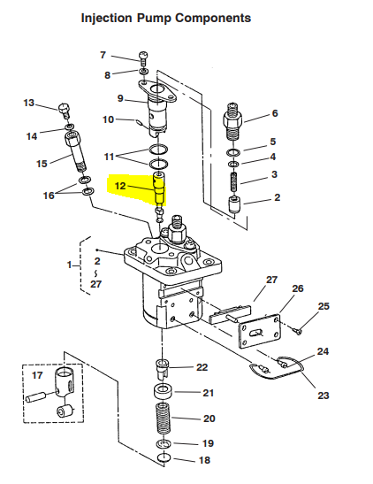 185-5638 } PLUNGER-PUMP