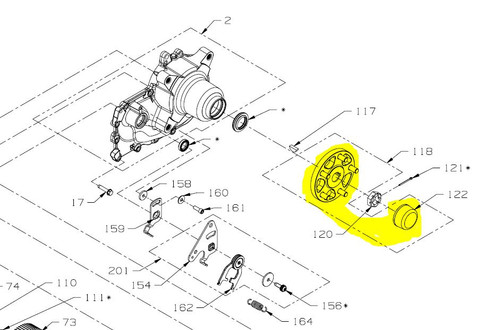 72473 } KIT HUB 5 BOLT                 <ul> <li>HydroGear major units, pumps, and motors are subject to 25% restocking fee if mis-ordered or returned</li> <li>We have extensive in stock unit inventory and utilize HydroGear expedited service production for all non-stock units</li><li>Expect Salem Power Equipment availability to meet or beat nearly all HydroGear dealers</li> <li>Please confirm your part requirement and match to the part number or substitution from your current unit</li>