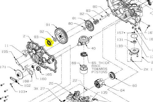 72749 } KIT BEARING                   <ul> <li>HydroGear major units, pumps, and motors are subject to 25% restocking fee if mis-ordered or returned</li> <li>We have extensive in stock unit inventory and utilize HydroGear expedited service production for all non-stock units</li><li>Expect Salem Power Equipment availability to meet or beat nearly all HydroGear dealers</li> <li>Please confirm your part requirement and match to the part number or substitution from your current unit</li>