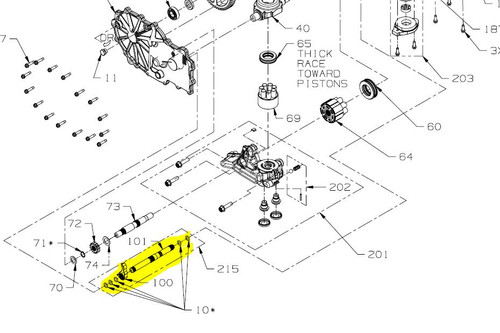 72753 } BRAKE SHAFT KIT                <ul> <li>HydroGear major units, pumps, and motors are subject to 25% restocking fee if mis-ordered or returned</li> <li>We have extensive in stock unit inventory and utilize HydroGear expedited service production for all non-stock units</li><li>Expect Salem Power Equipment availability to meet or beat nearly all HydroGear dealers</li> <li>Please confirm your part requirement and match to the part number or substitution from your current unit</li>