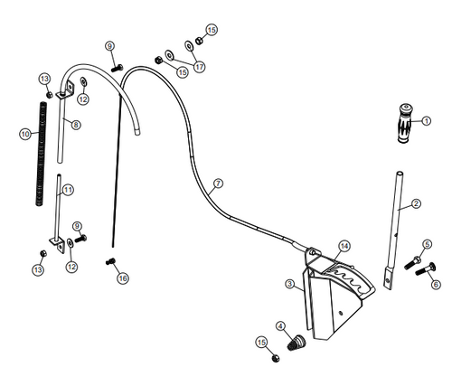 700239-1 - KIT MANUAL CHUTE DEFLECTOR