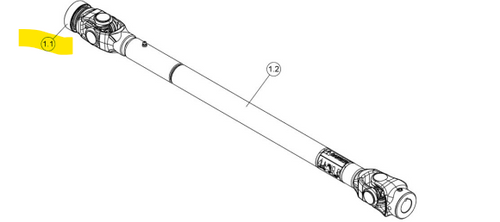 107392 } HALF DRIVELINE 