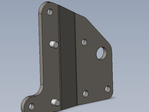 107413 } RIGHT ATTACHING PLATE