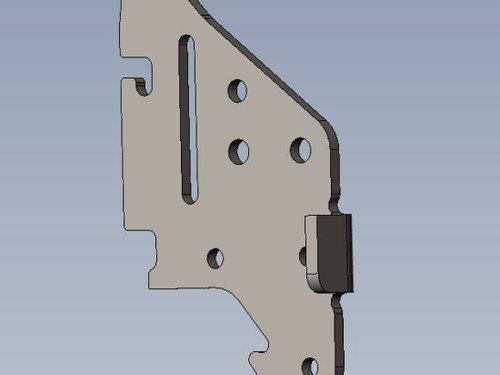 107415 } RIGHT SUPPORT PLATE