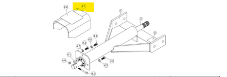 107422 } DRIVELINE GUARD #107411 WITH DECALS 