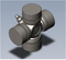 107445 } UNIVERSAL JOINT KIT