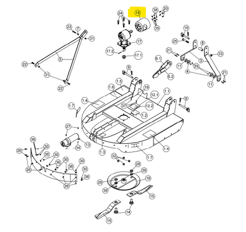 107516 } GUARD (PTO SHEAR BOLT)