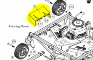 107553 } MOWER DEFLECTOR