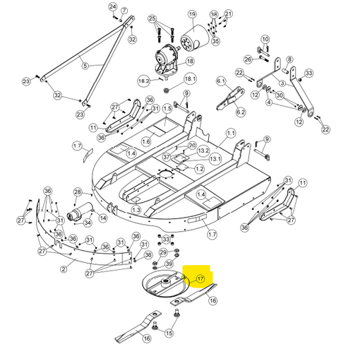 107599 } STUMP JUMPER W/ HUB 2"