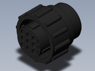 107701 } CIRCULAR CONNECTOR PLUG