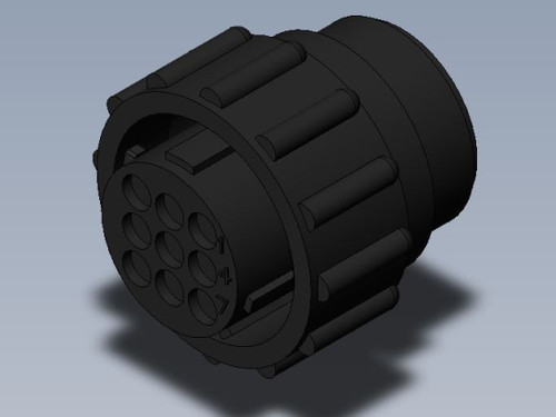 107701 } CIRCULAR CONNECTOR PLUG