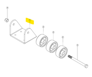 107916 } WHEEL SUPPORT