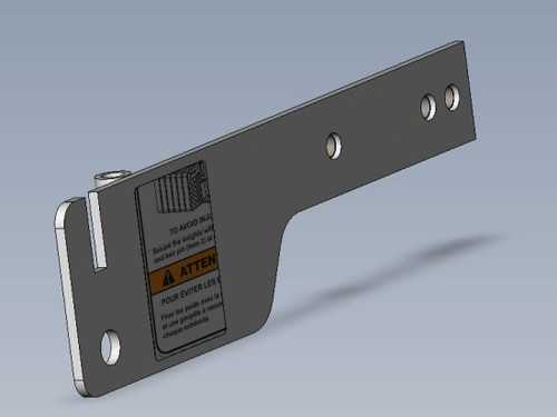 107992 } RIGHT SUPPORT PLATE #106341 W/ DEC.