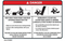 108023 } TILLER SAFETY DECAL