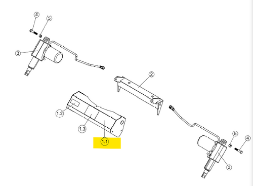  108052 } ACTUATORS GUARD ASSEMBLY