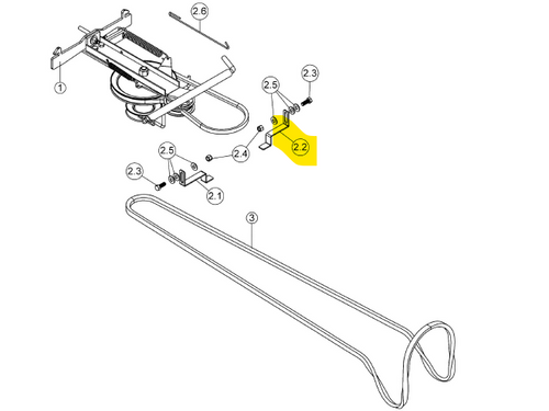 108079 } BELT GUIDE