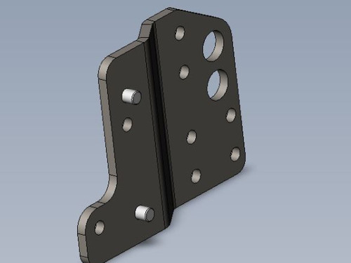 108082 } RIGHT ATTACHING PLATE