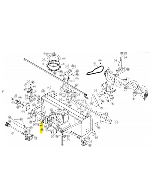 108169 } DRIVE SHAFT GUARD