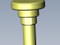 108219 } CUTTER BLADE BOLT 3/4" UNF X 2.25"