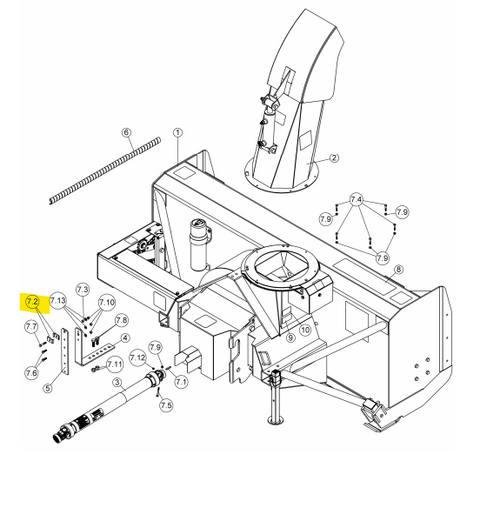 108348 } ATTACHING PLATE