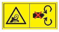 108552 } DECAL DANGER BELT