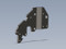 108586 } LEFT HITCH PLATE