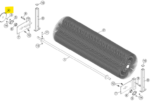 108655 } SPROCKET WITH SET SCREW