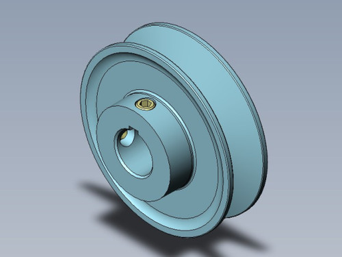 108688 } PULLEY 3.15" WITH SET SCREW